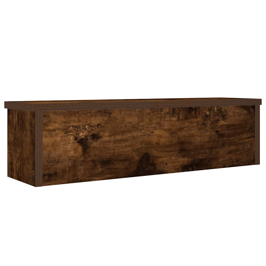 Scaffale Da Cucina Impilabile Rovere Fumo 60x15x16 cm