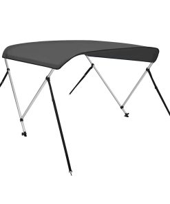 Bimini Di Prua Con Tendalino A 2 Archi Antracite 150x120x110 cm