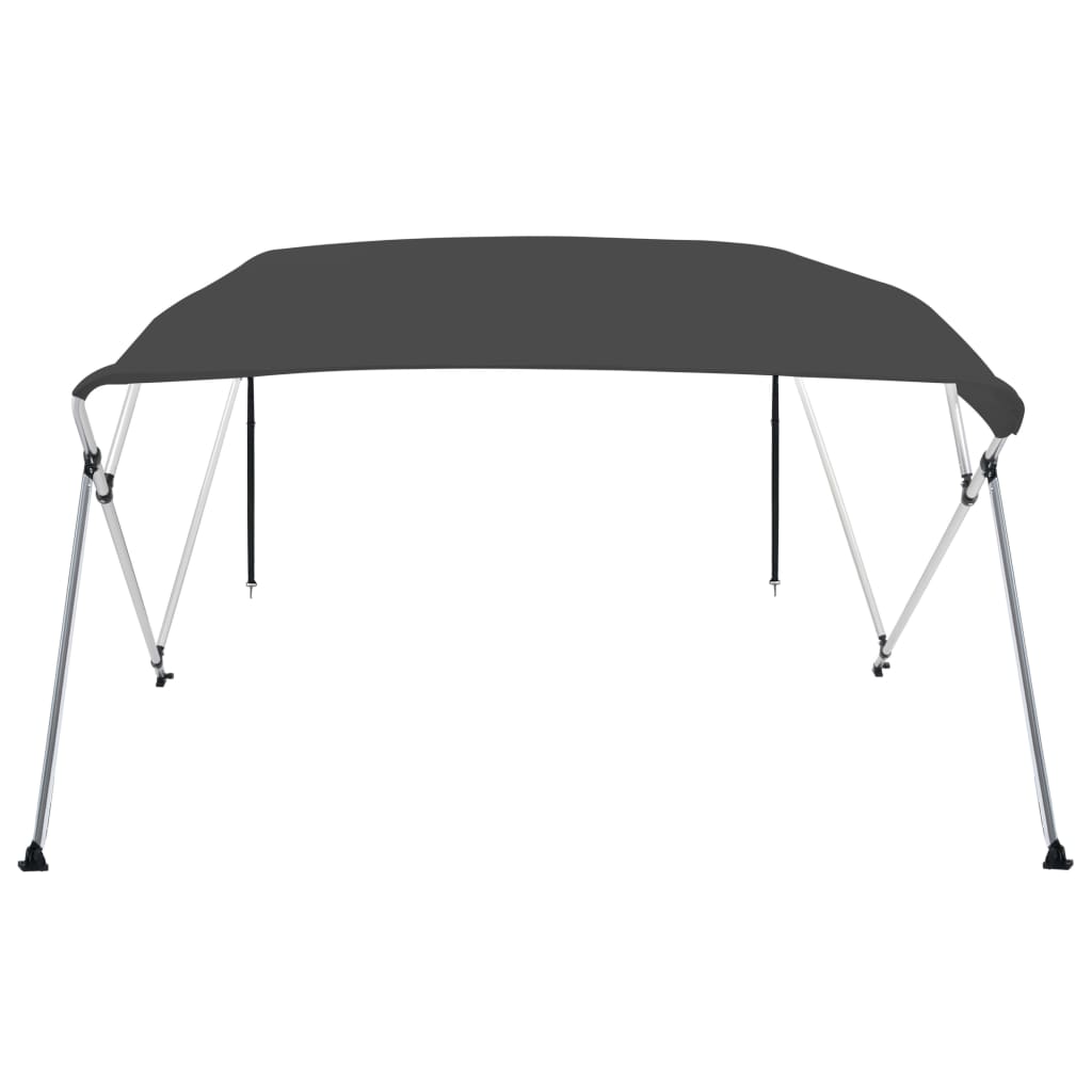 Bimini Di Prua Con Tendalino A 4 Archi Antracite 243x196x137 cm