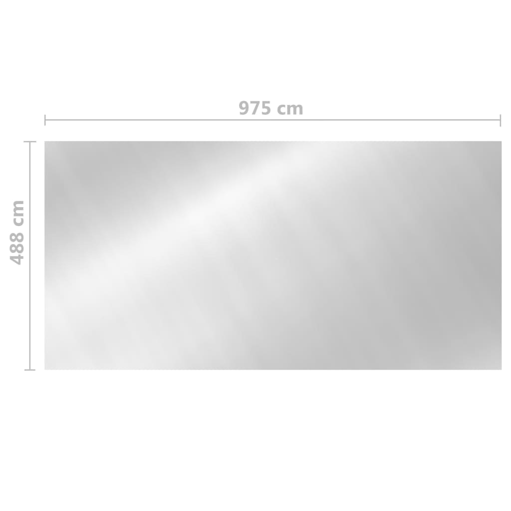 Copertura Per Piscina Argento 975x488 Cm In pe - Image 5