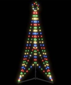 Albero Di Natale A Led 363 Led Colorato 182 cm