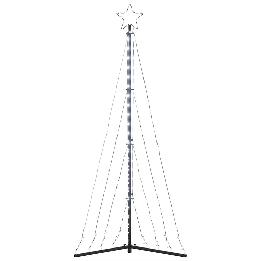Albero Di Natale A Led 339 Led Bianco Freddo 187 cm - Image 3