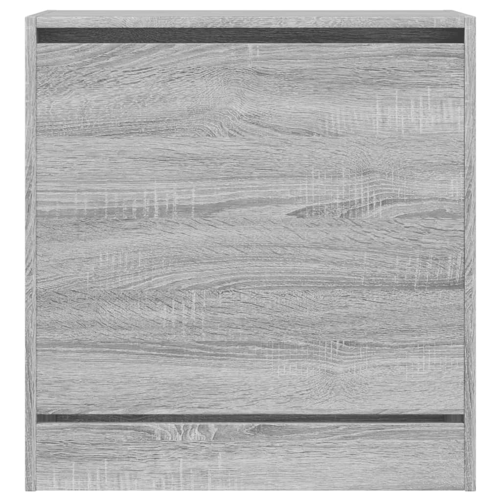 Scarpiera Grigio Sonoma 60x34x63,5 Cm In Legno Multistrato