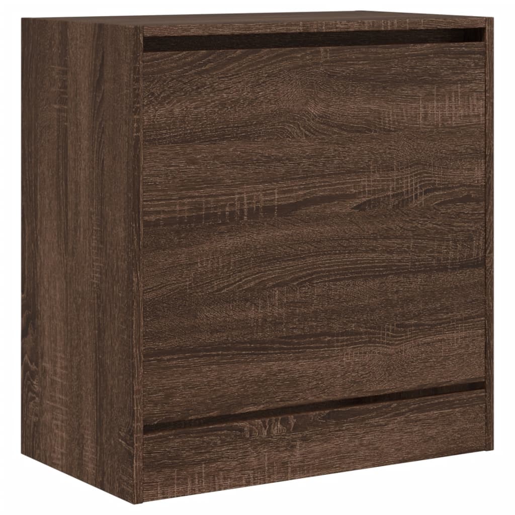 Scarpiera Rovere Marrone 60x34x63,5 Cm In Legno Multistrato - Image 5