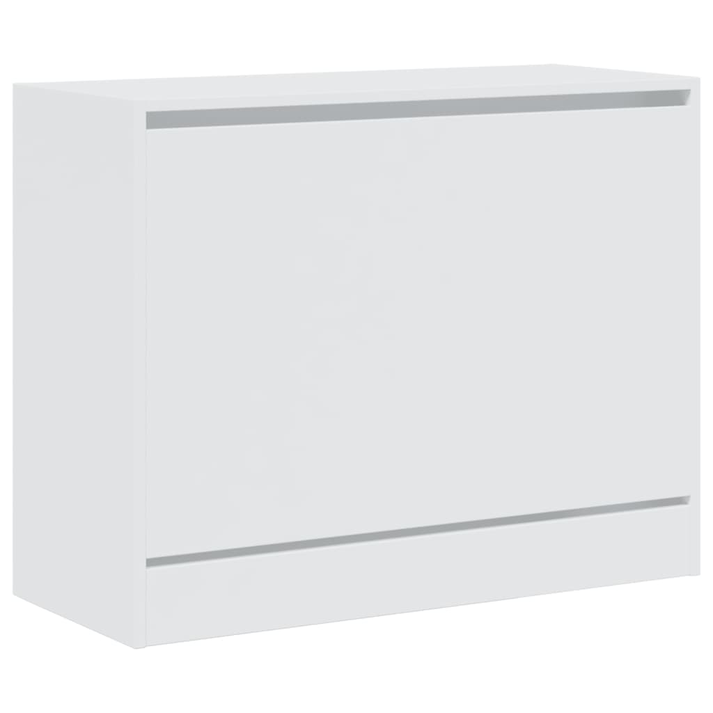 Scarpiera Bianca 80x34x63 Cm In Legno Multistrato - Image 5