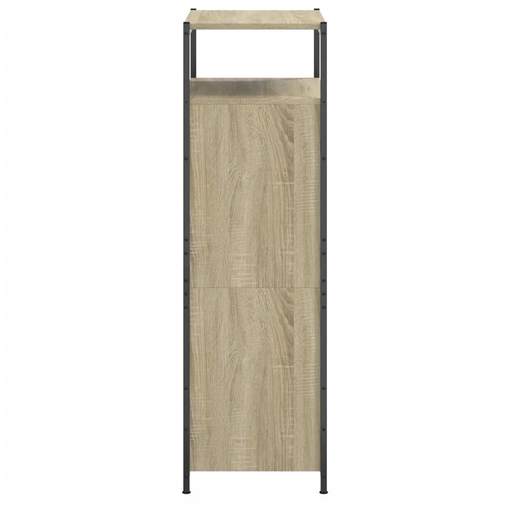 Scarpiera Rovere Sonoma 60x34x112 Cm In Legno Multistrato - Image 2