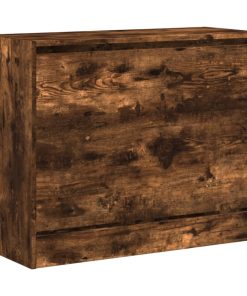 Scarpiera Rovere Fumo 80x34x63 Cm In Legno Multistrato