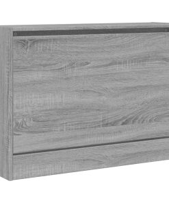 Scarpiera Grigio Sonoma 80x21x57 Cm In Legno Multistrato