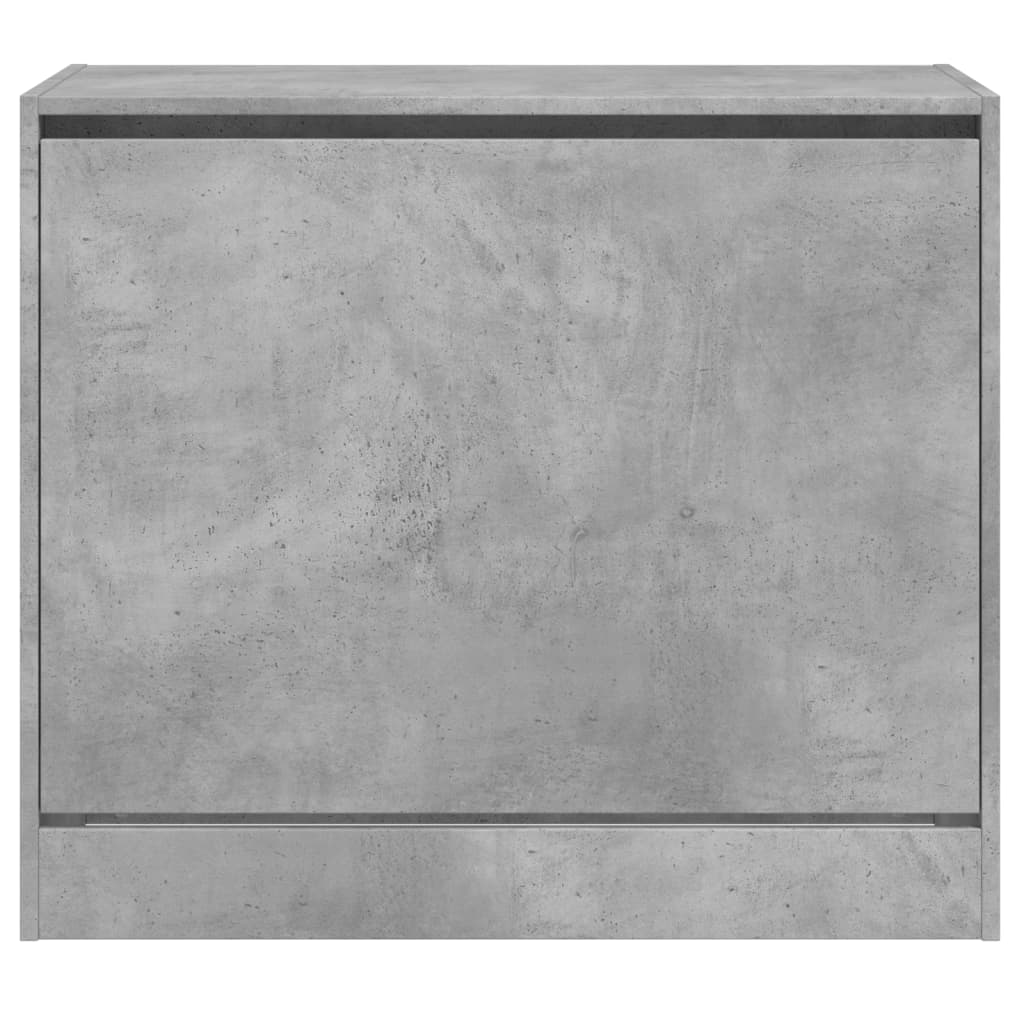 Scarpiera Grigio Cemento 80x42x69 Cm In Legno Multistrato