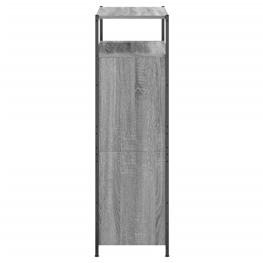 Scarpiera Grigio Sonoma 75x34x112 Cm In Legno Multistrato - Image 6