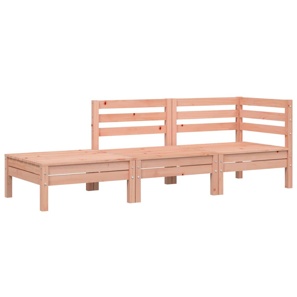 Divano Da Giardino 3 Posti In Legno Massello Di Douglas