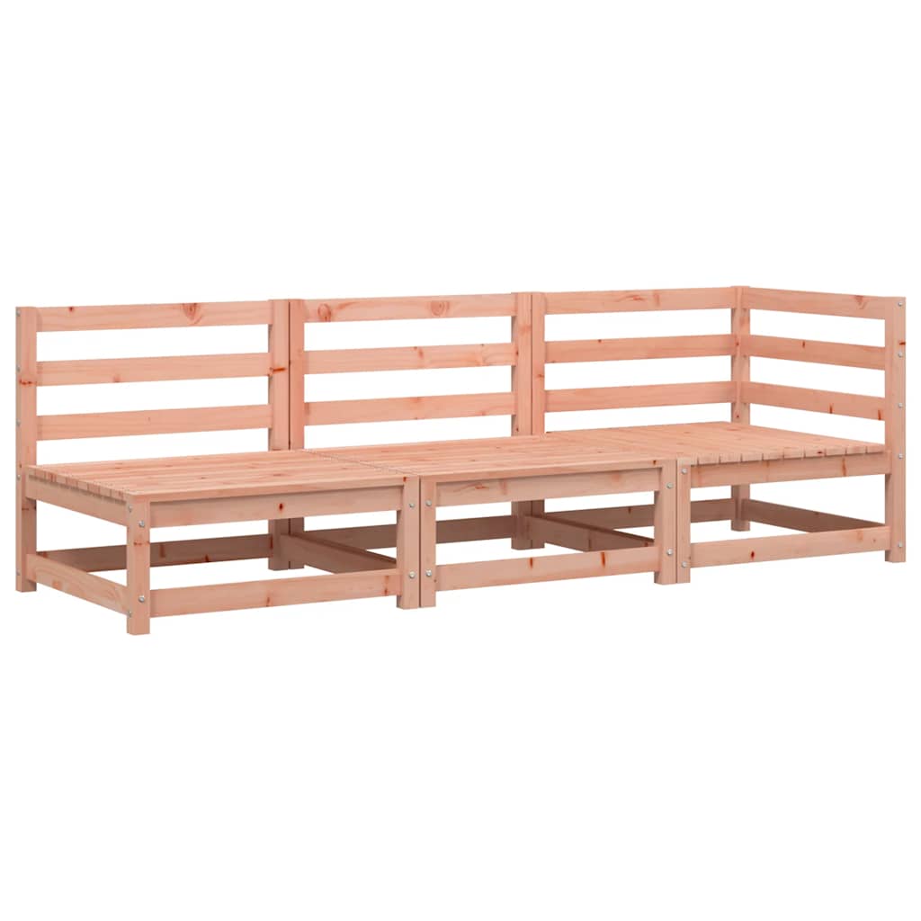 Divano Da Giardino 3 Posti In Legno Massello Di Douglas