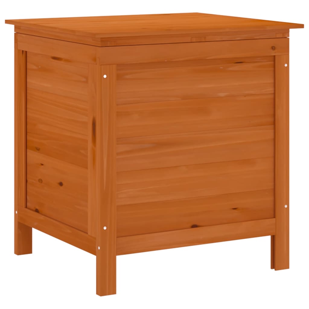 Contenitore Giardino Marrone 50x49x56,5 Cm Legno Massello Abete