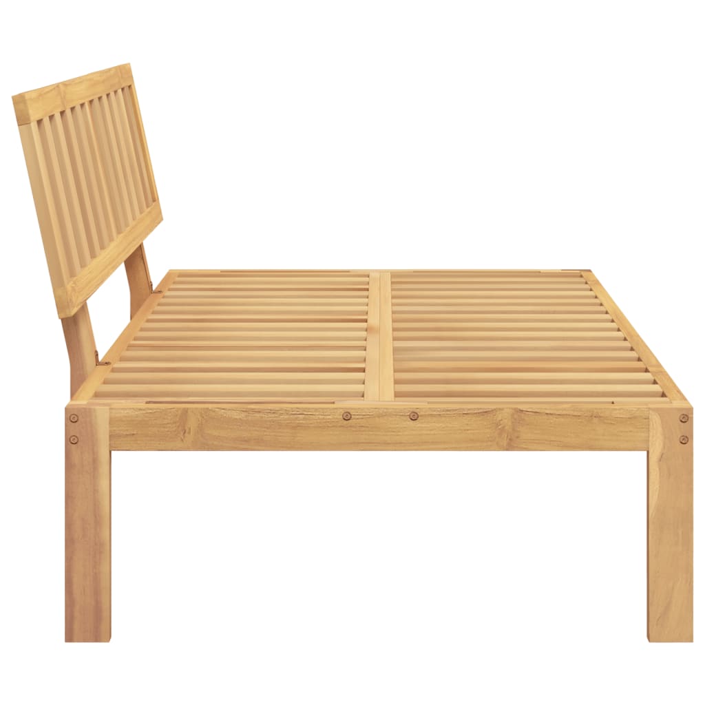 Divano Centrale Da Giardino Pallet In Legno Massello Di Acacia