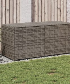 Contenitore Da Giardino Grigio 283l In Polyrattan