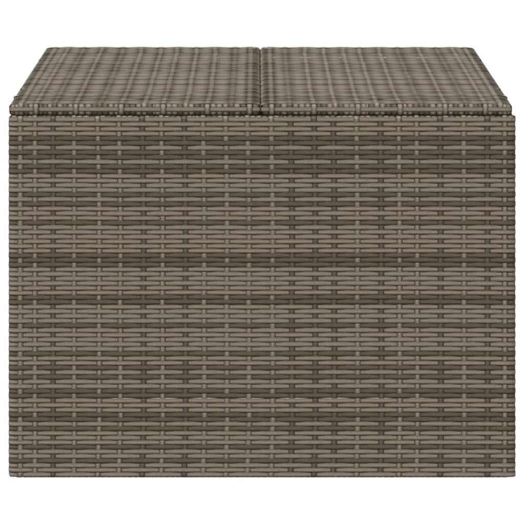 Contenitore Da Giardino Grigio 291l In Polyrattan
