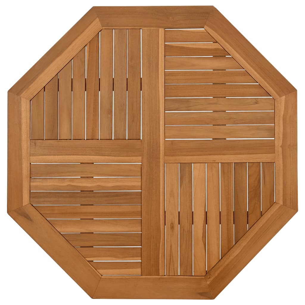 Piano Per Tavolo 90x90x2,5 Cm Ottagonale Legno Massello Di Teak - Image 6