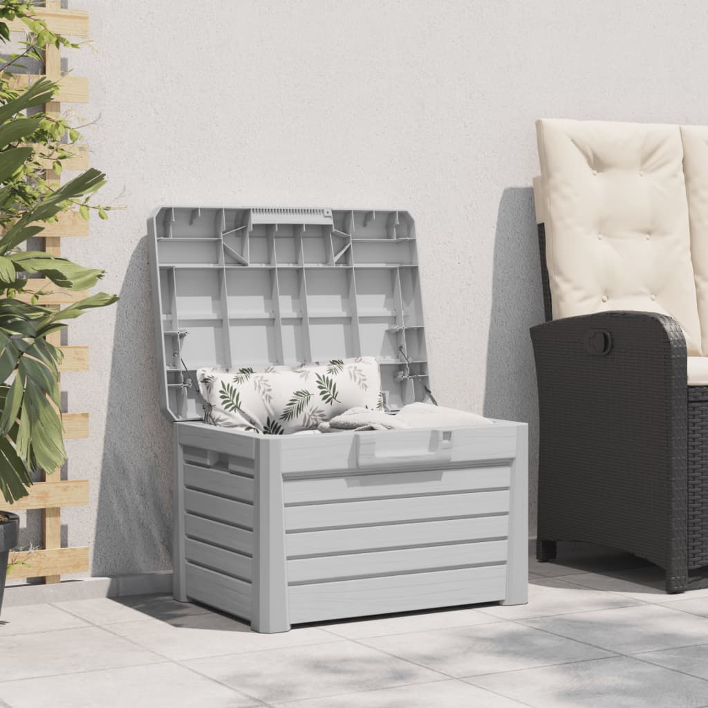 Contenitore Cuscini Grigio 73x50,5x46,5 Cm In Polipropilene