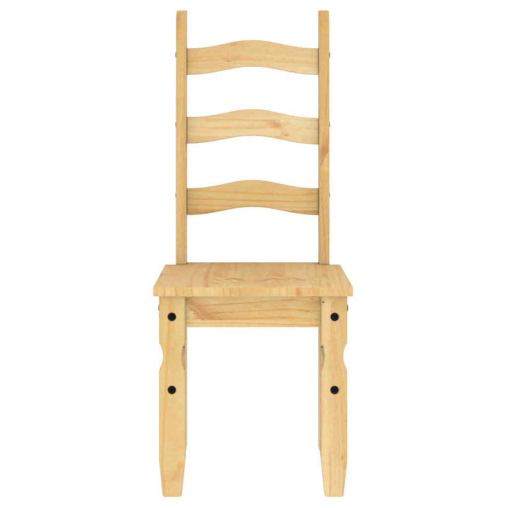 Sedie Da Pranzo 2 Pz Corona 42x47x107 Cm In Legno Massello Di Pino