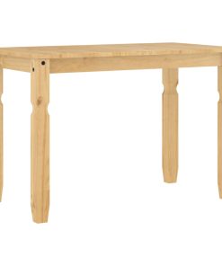 Tavolo Da Pranzo Corona 112x60x75 Cm In Legno Massello Di Pino