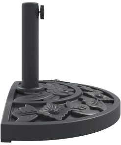 Base Per Ombrellone Per Pali Ø38/48 Mm 9 Kg Mezzo Tondo