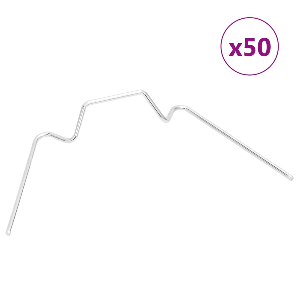 Clip Per Serre 50 Pz Tipo W In Acciaio Zincato