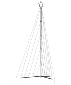 Albero Di Natale A Led 570 Led Bianco Freddo 399 cm