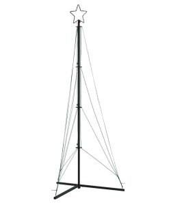 Albero Di Natale A Led 483 Led Bianco Caldo 240 cm