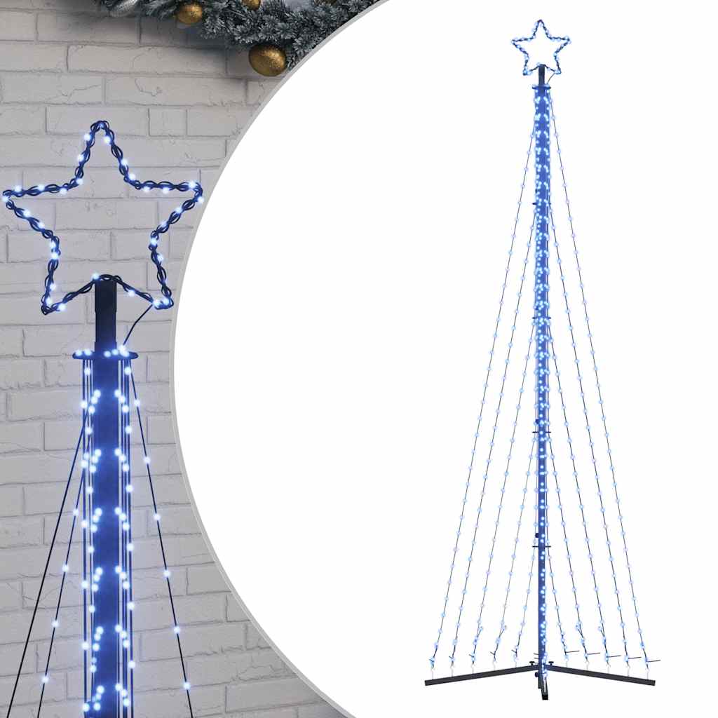 Albero Di Natale A Led 495 Led Blu 300,5 cm