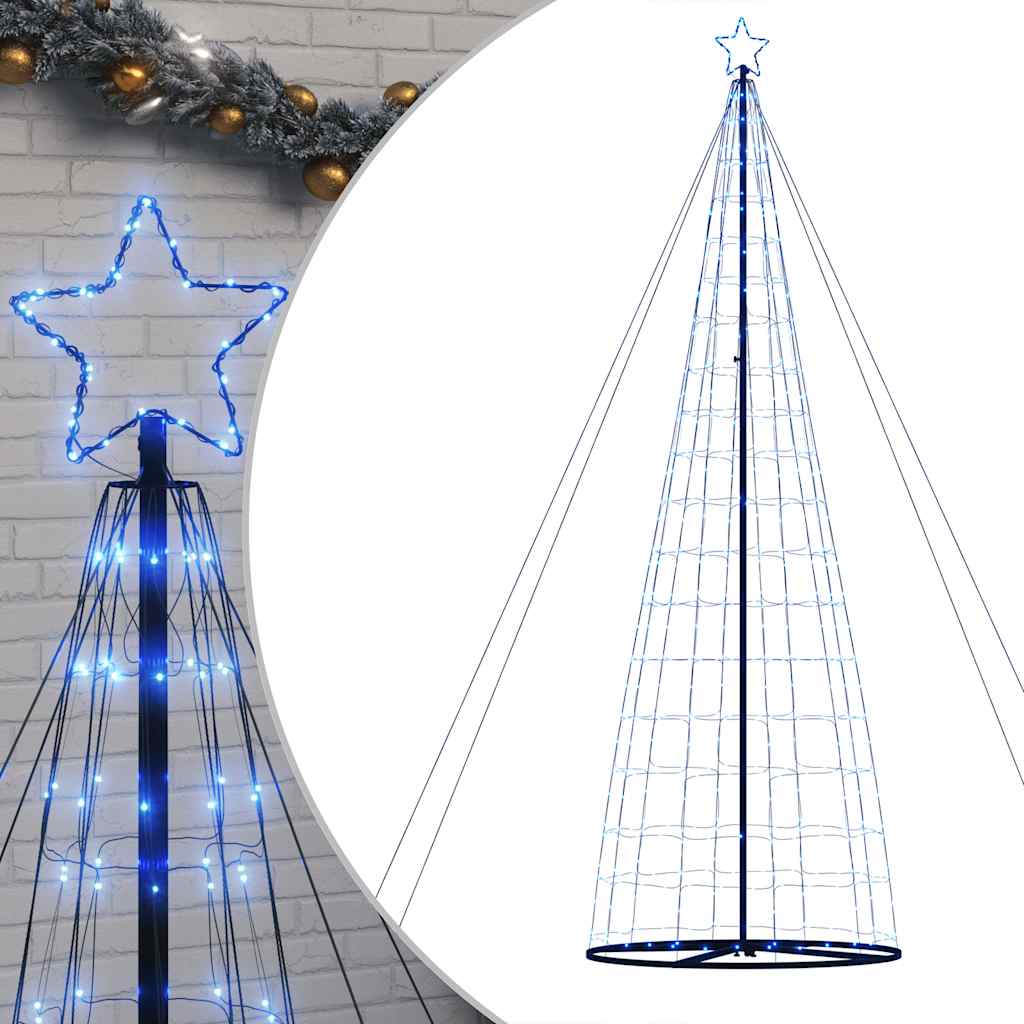 Albero Di Natale A Led 1534 Led Blu 503 cm