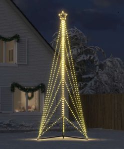 Albero Di Natale A Led 861 Led Bianco Caldo 478 cm