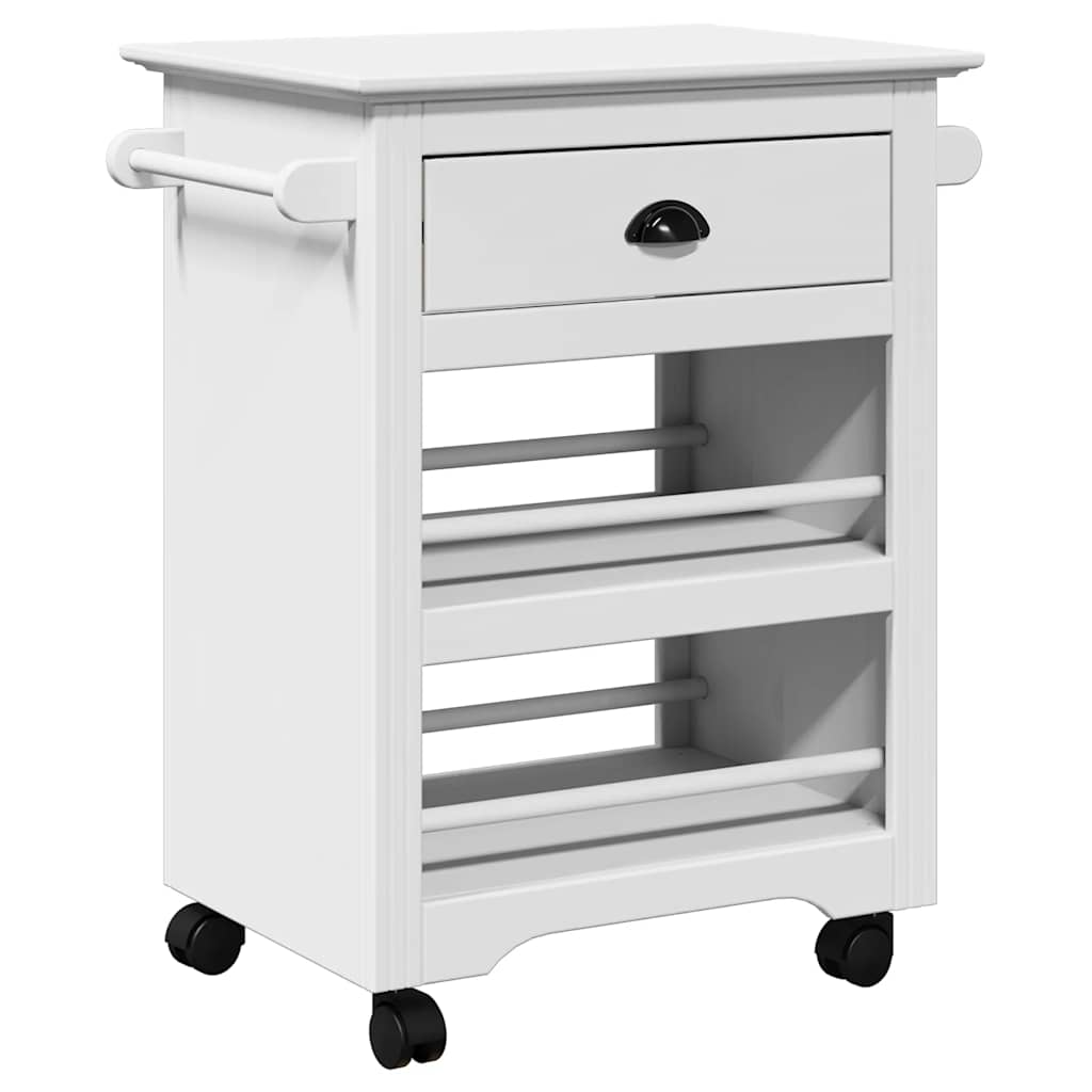 Carrello Da Cucina Bodo Bianco 67,5x45x80 cm - Image 2