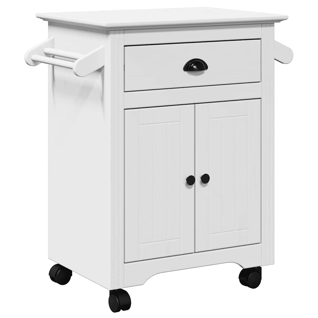 Carrello Da Cucina Bodo Bianco 72x45x80 cm