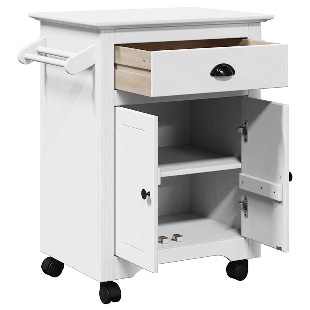 Carrello Da Cucina Bodo Bianco 72x45x80 cm - Image 4