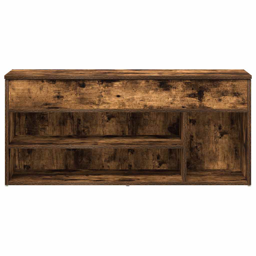 Scarpiera Rovere Fumo 102x30,5x45 Cm In Legno Multistrato - Image 5