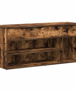 Scarpiera Rovere Fumo 102x30,5x45 Cm In Legno Multistrato