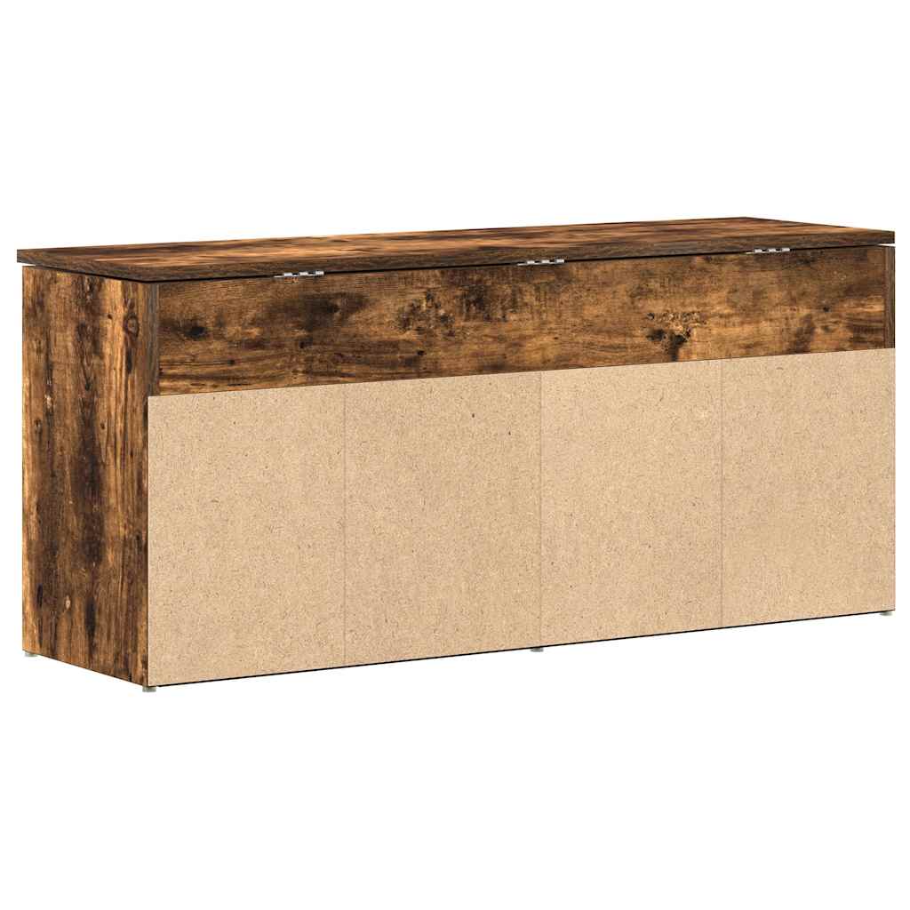 Scarpiera Rovere Fumo 102x30,5x45 Cm In Legno Multistrato - Image 3