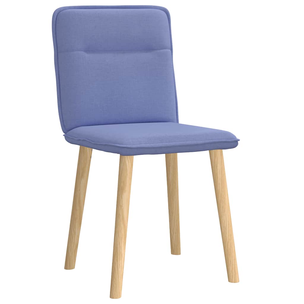 Sedie Da Pranzo 2 Pz Blu Jeans In Tessuto