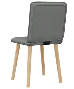 Sedie Da Pranzo 2 Pz Grigio Scuro In Tessuto