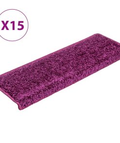 Tappetini Per Scale 15 Pz 65x21x4 Cm Viola
