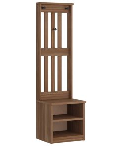 Albero Da Ingresso Sandnes 45x40x159,5 Cm In Legno Di Pino