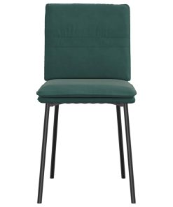 Sedie Da Pranzo 2 Pz Verde Scuro In Velluto