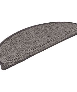 Tappeti Adesivi Per Scale Sisal 30pz 65x21x4cm Beige Marrone