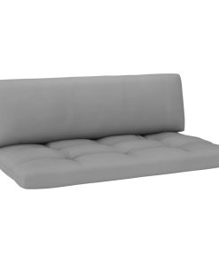 Divano Centrale Da Giardino Pallet Legno Pino Impregnato Grigio