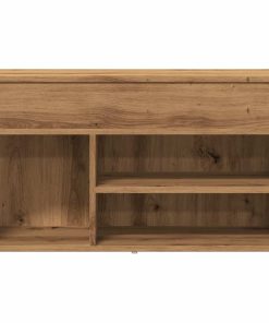 Scarpiera Rovere Artigianale 80x30x45 Cm In Legno Multistrato