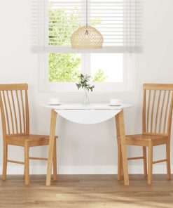 Sedie Da Pranzo 2 Pz In Legno Massello Di Hevea