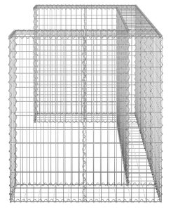 Gabbione Per Bidoni In Acciaio Zincato 180x100x110 cm