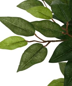 Albero Di Ficus Artificiale 480 Foglie 130 Cm Verde
