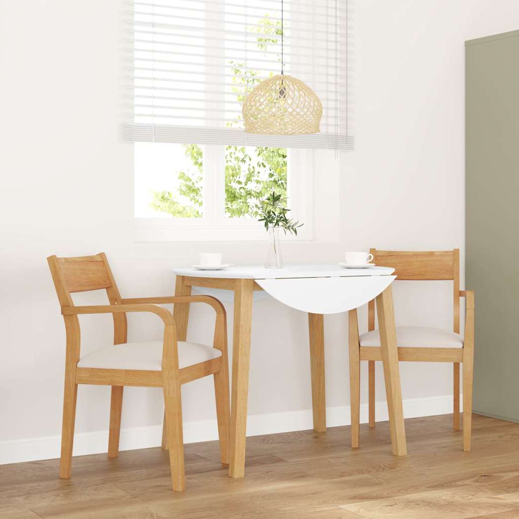 Sedie Da Pranzo Con Cuscini 2 Pz Naturale Legno Massello Hevea