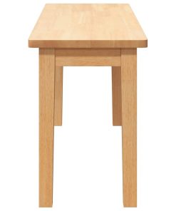 Panca 90 Cm In Legno Massello Di Hevea